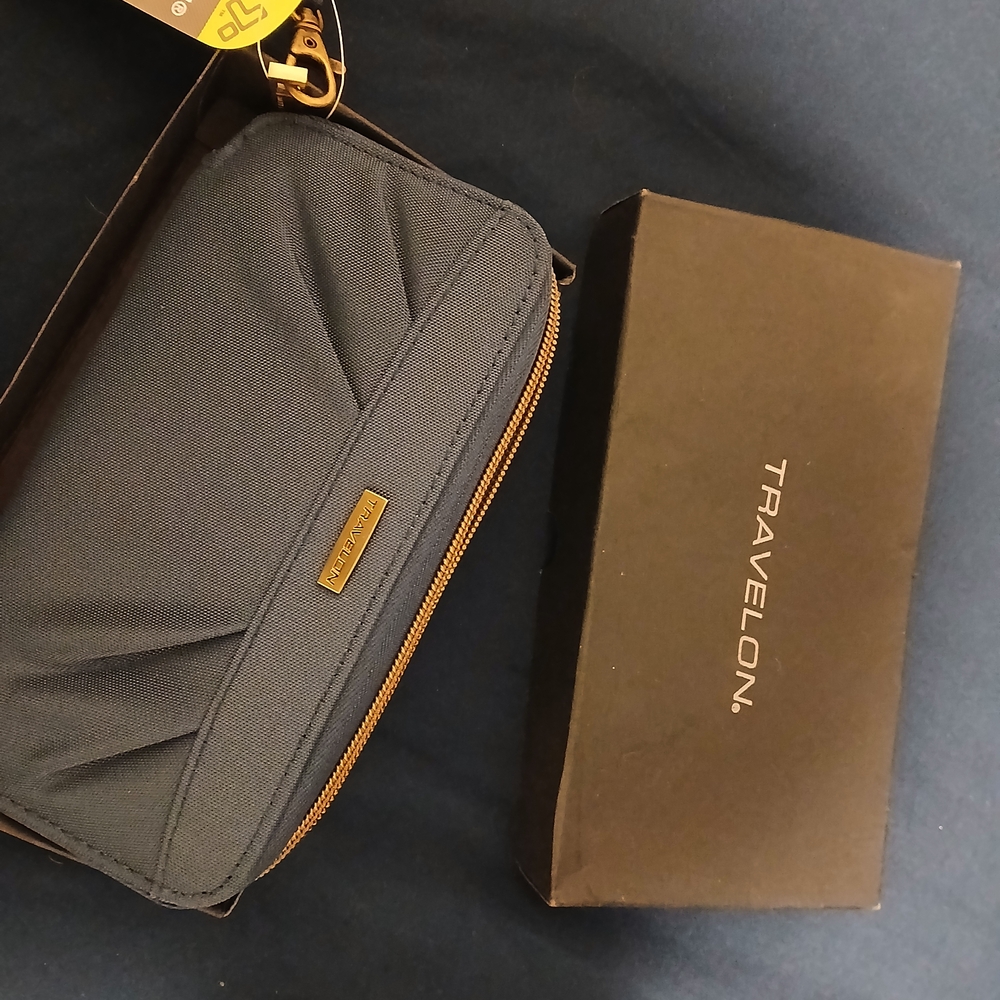 Travelon Navy Key & Card Holder